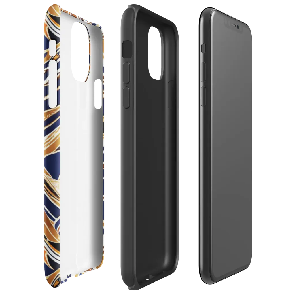 Saffron Tectonic on Tough Case for iPhone® — Right