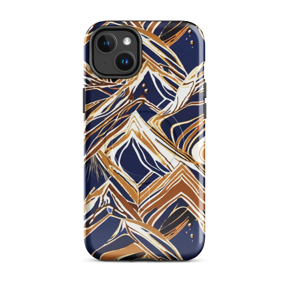 Saffron Tectonic on MagSafe Tough Case for iPhone® — Front
