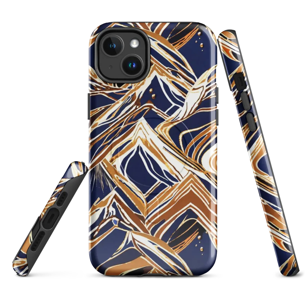 Saffron Tectonic on MagSafe Tough Case for iPhone® — Front