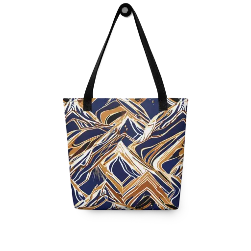 Saffron Tectonic on a Tote Bag