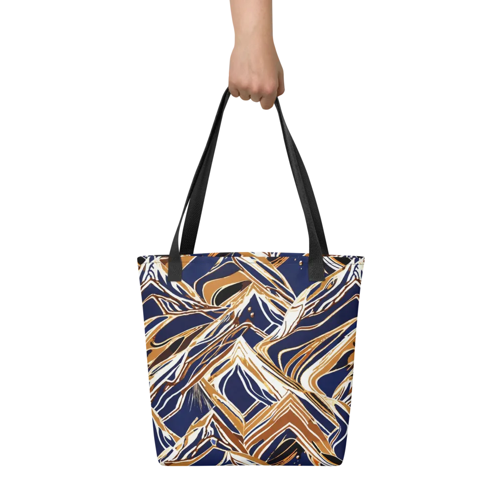 Saffron Tectonic on Tote Bag — Front