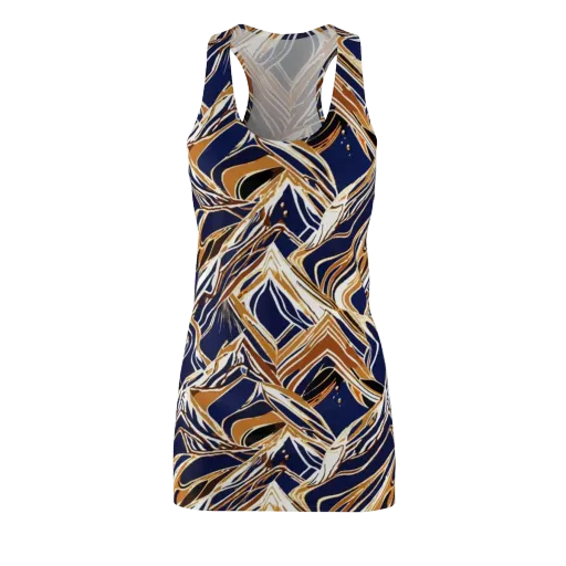 Saffron Tectonic on a Racerback Dress