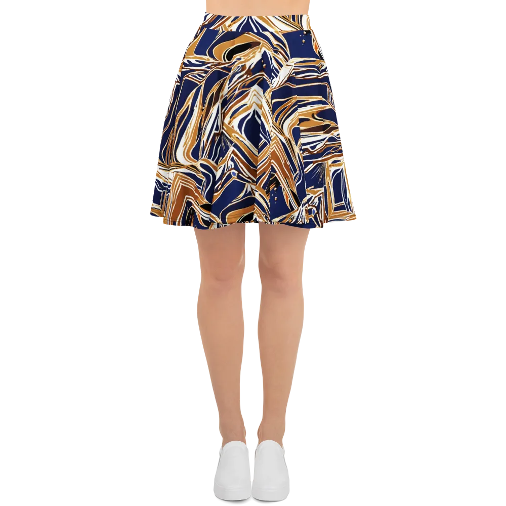 Saffron Tectonic on Skater Skirt — Front
