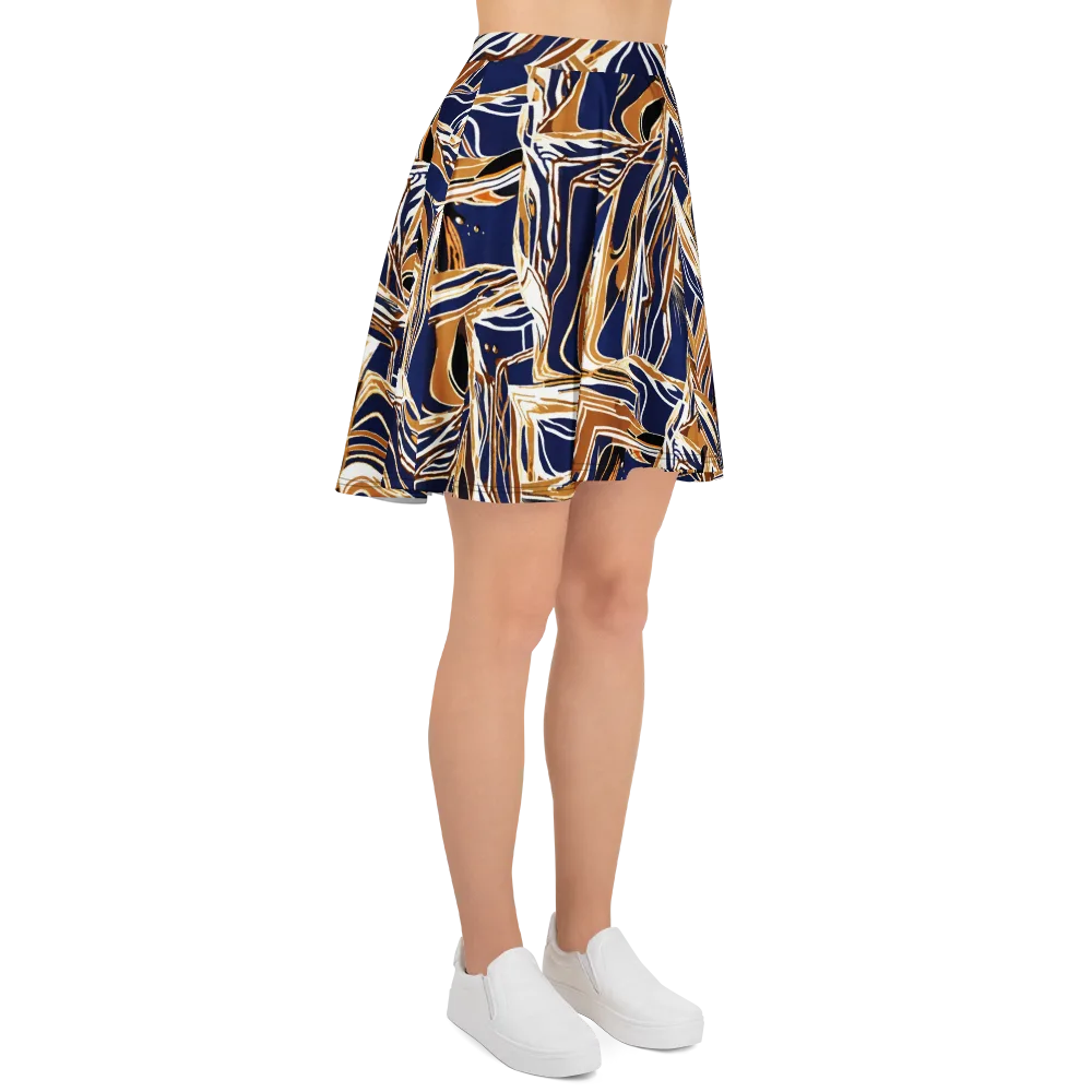 Saffron Tectonic on Skater Skirt — Right