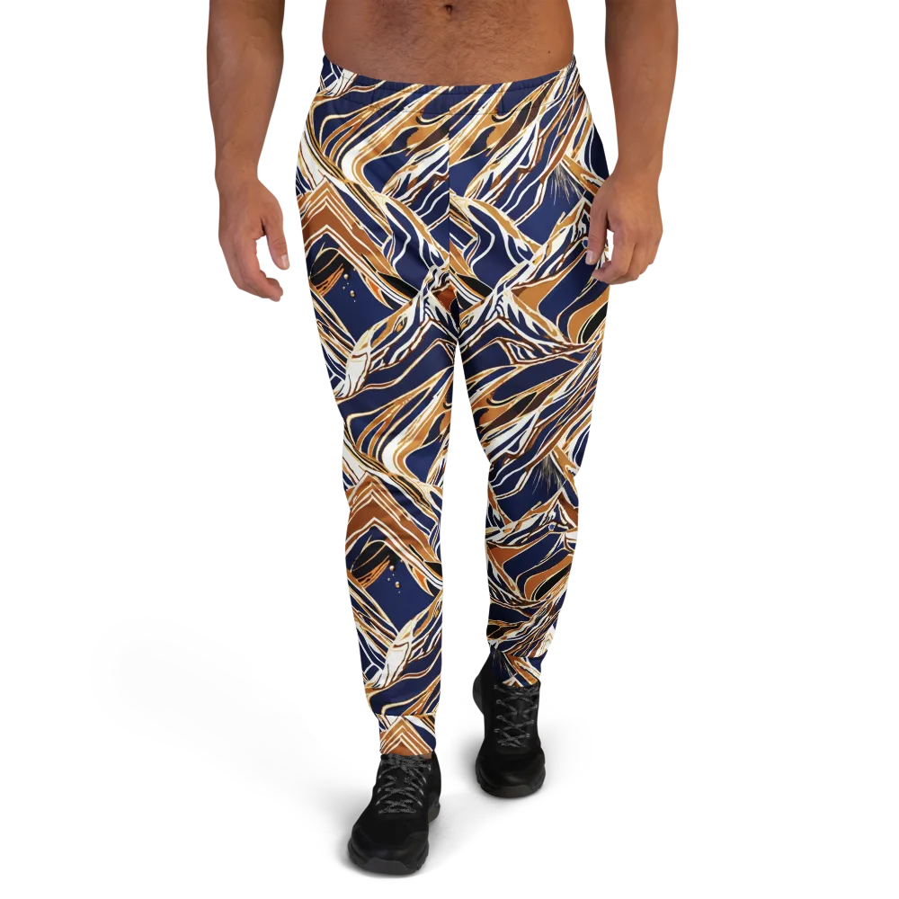 Saffron Tectonic on Men's Joggers — Front