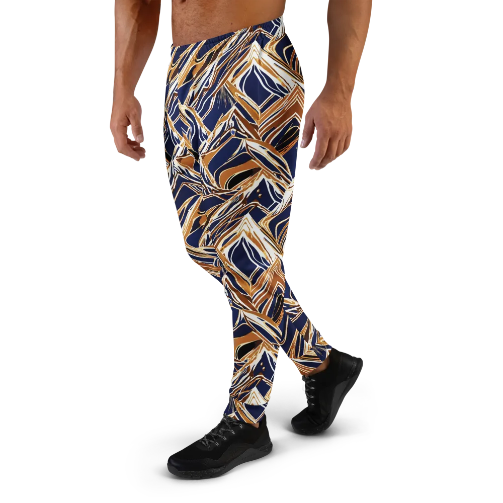 Saffron Tectonic on Men's Joggers — Left