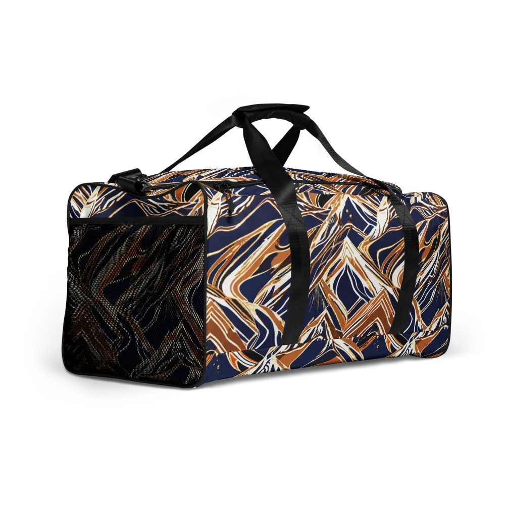 Saffron Tectonic on Duffle Bag — Right Front