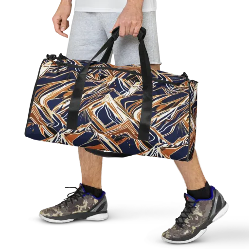 Saffron Tectonic on a Duffle Bag