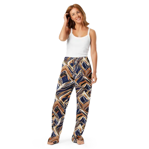 Saffron Tectonic on a Women's Pajama Pants