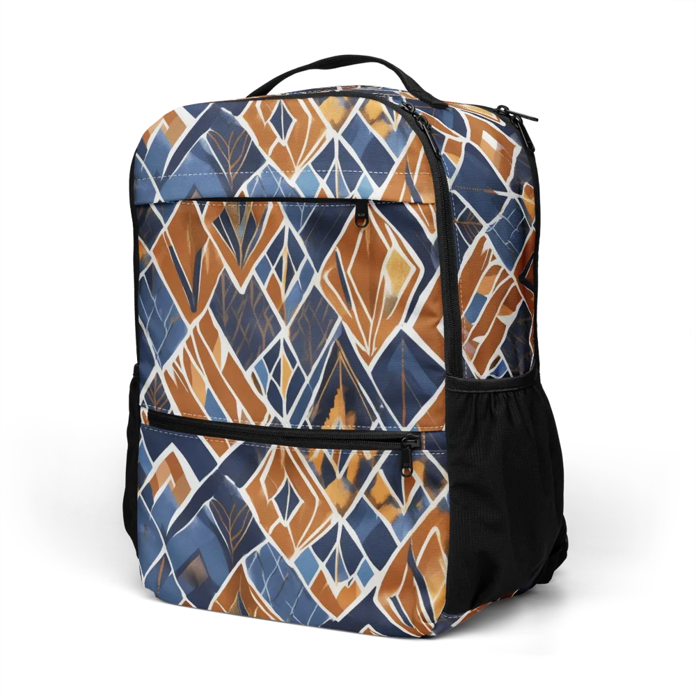 Indigo Ember on Utility Backpack — Left Front