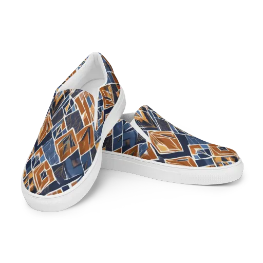 Indigo Ember on a Women's Slip-On Canvas Shoes