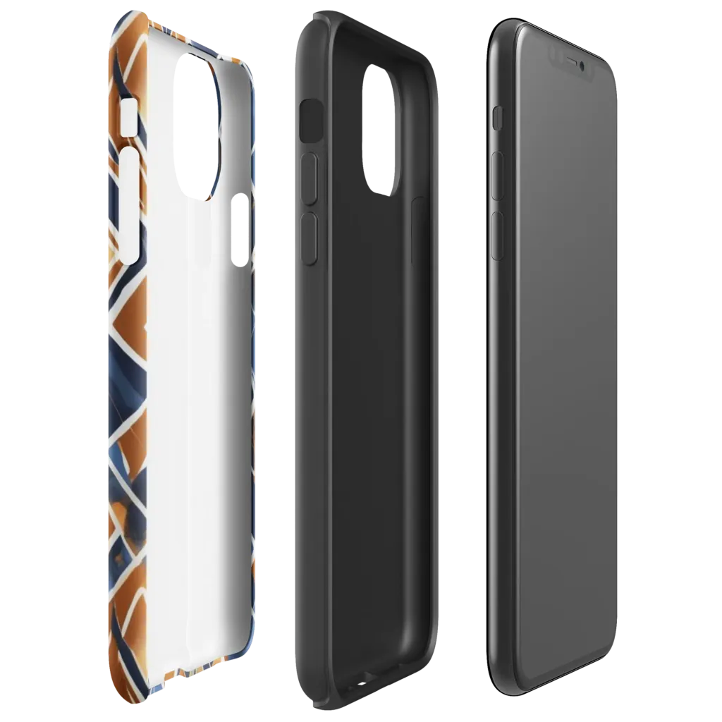 Indigo Ember on Tough Case for iPhone® — Right