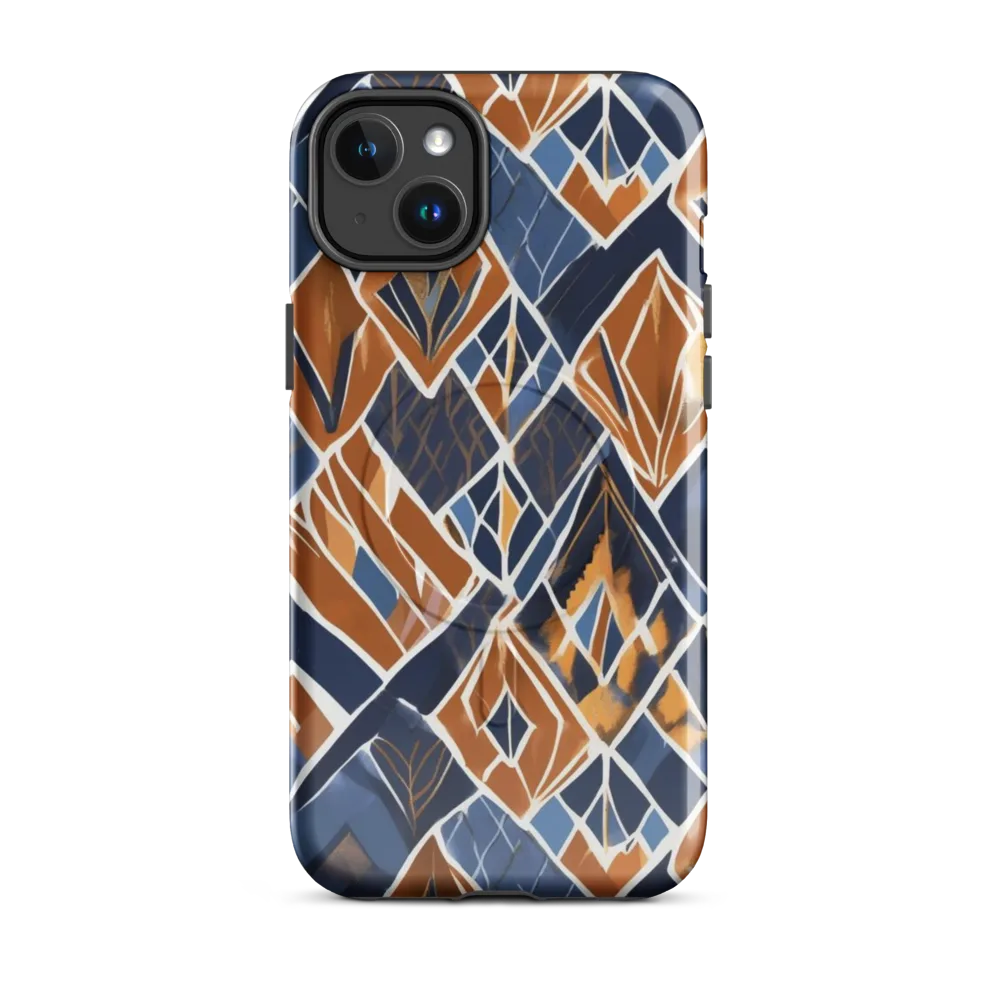 Indigo Ember on MagSafe Tough Case for iPhone® — Front