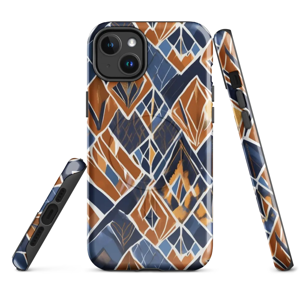Indigo Ember on MagSafe Tough Case for iPhone® — Front