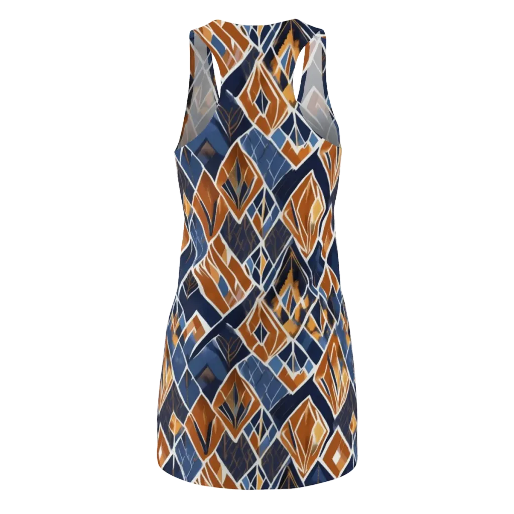 Indigo Ember on Racerback Dress — Back