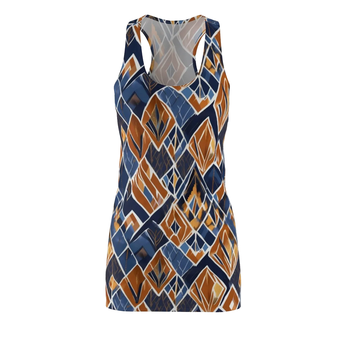 Indigo Ember on Racerback Dress — Front
