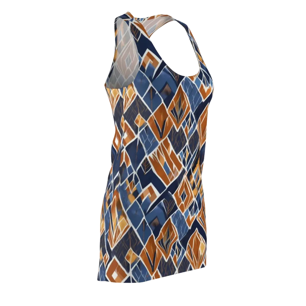 Indigo Ember on Racerback Dress — Front Side
