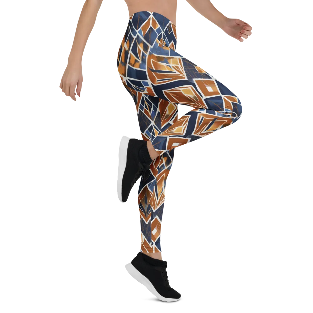 Indigo Ember on Leggings — Right