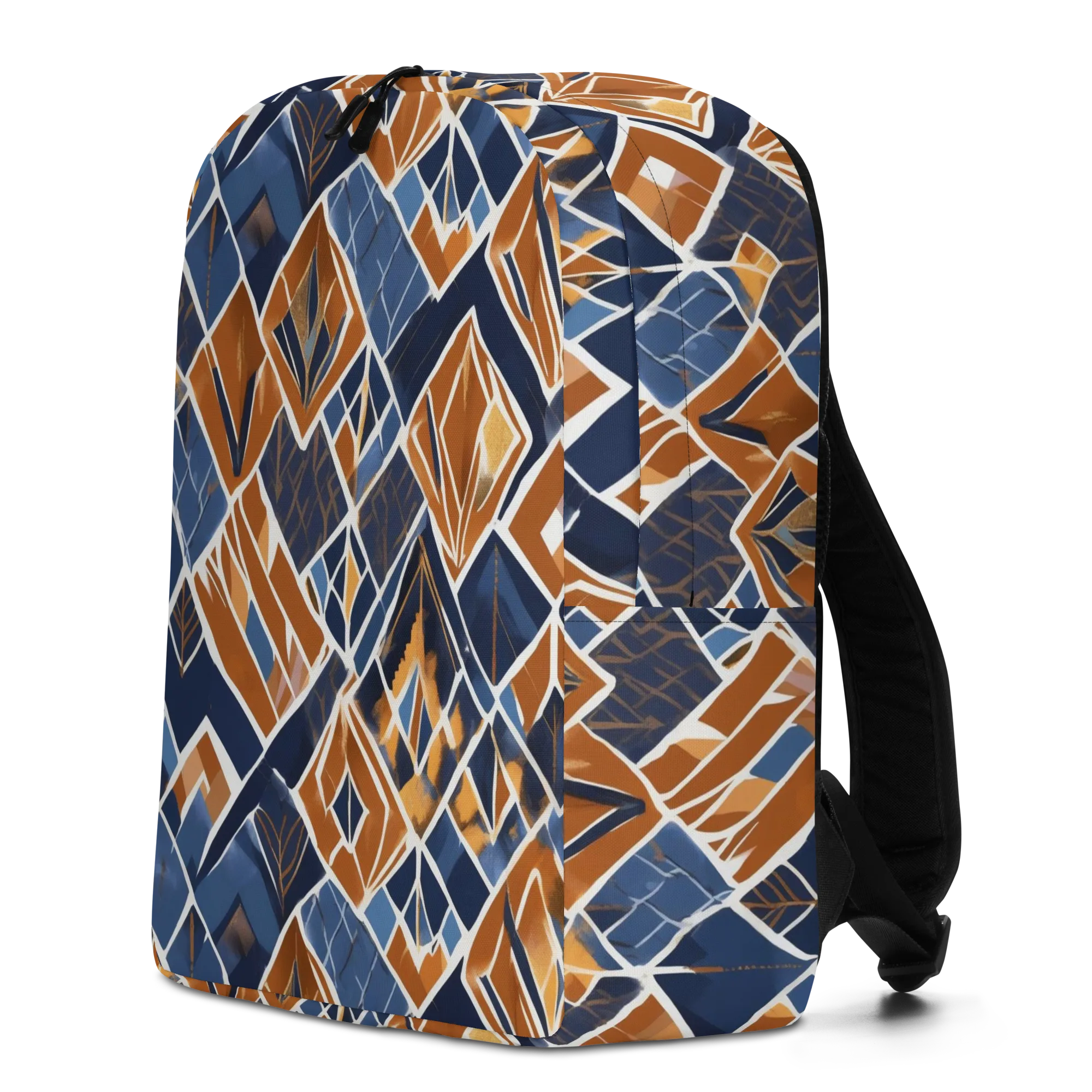 Indigo Ember on Minimalist Backpack — Left
