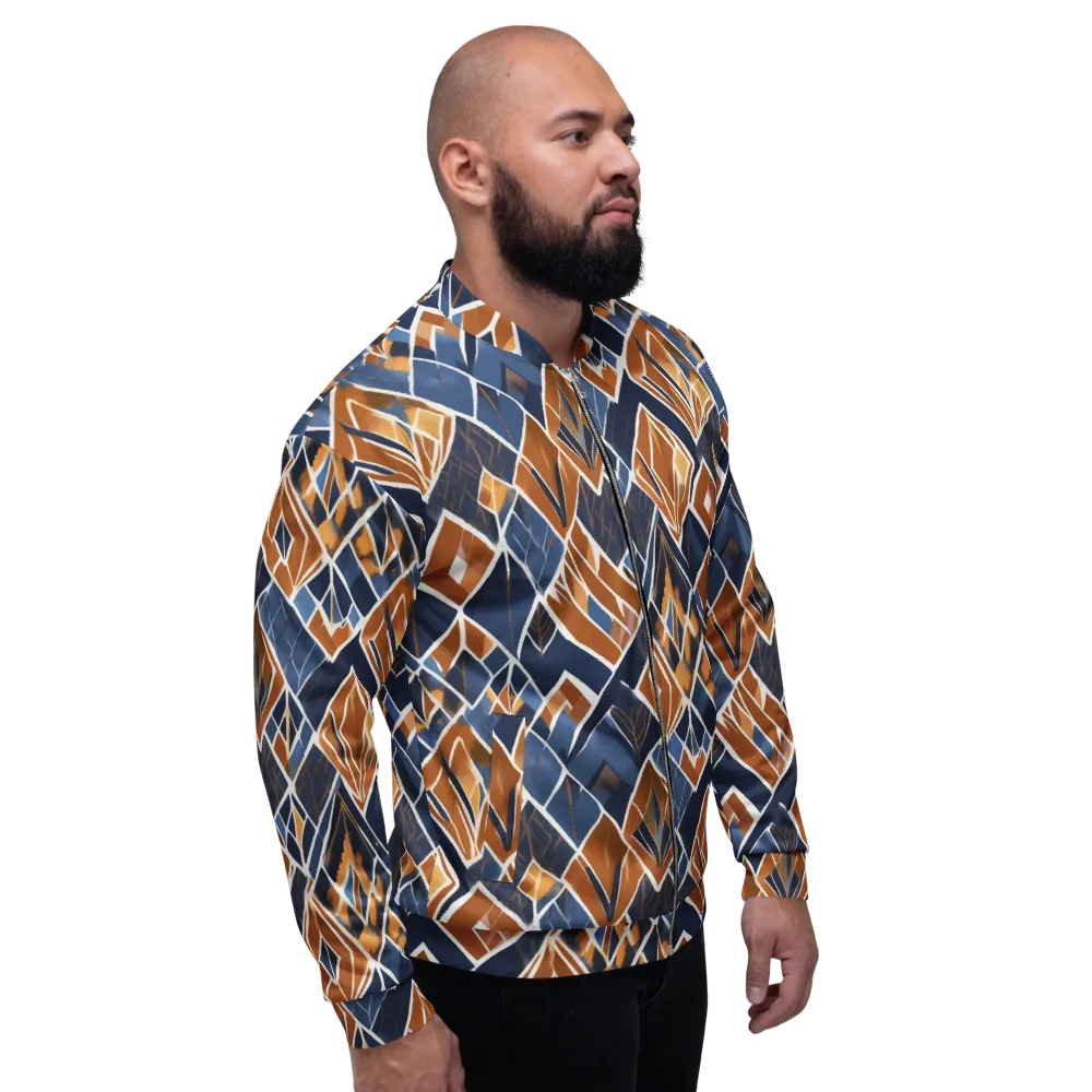 Indigo Ember on Bomber Jacket — Right