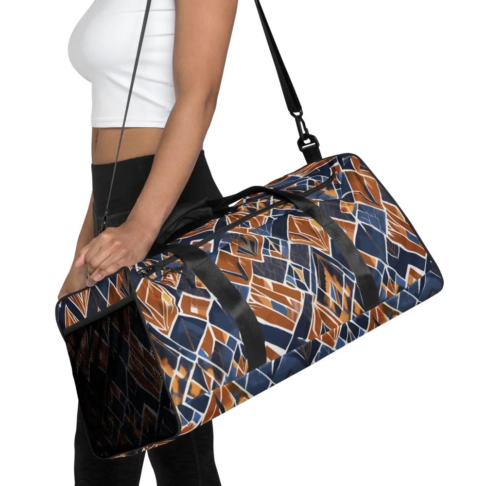 Indigo Ember on Duffle Bag — Front