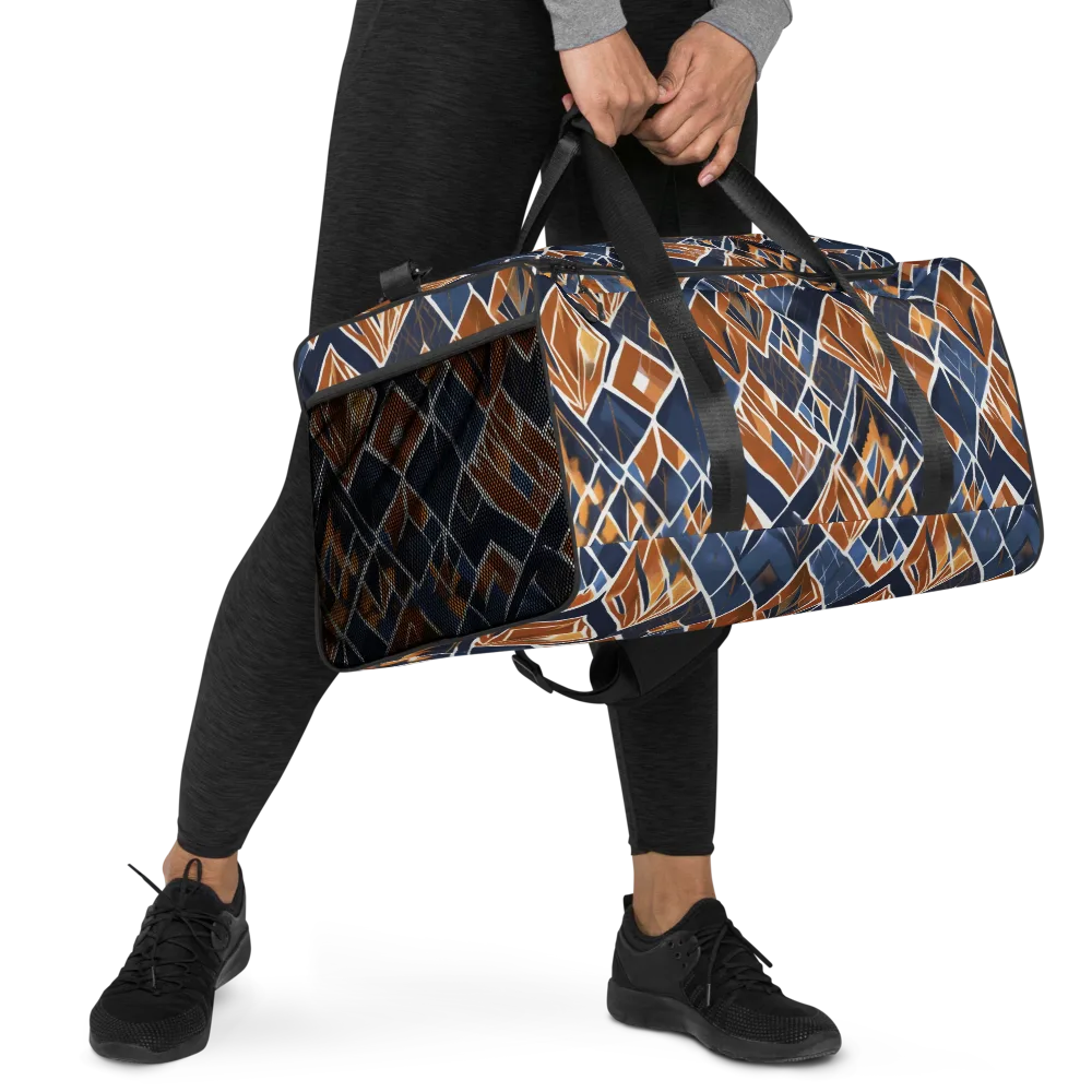 Indigo Ember on Duffle Bag — Right Front