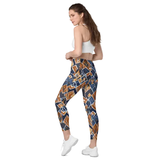 Indigo Ember on a Leggings with Pockets