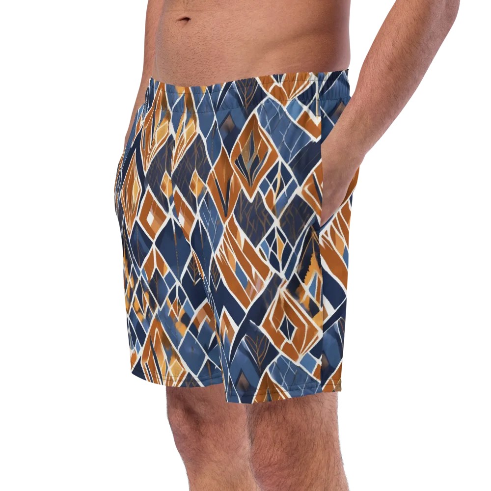 Indigo Ember on Swim Trunks — Left Front