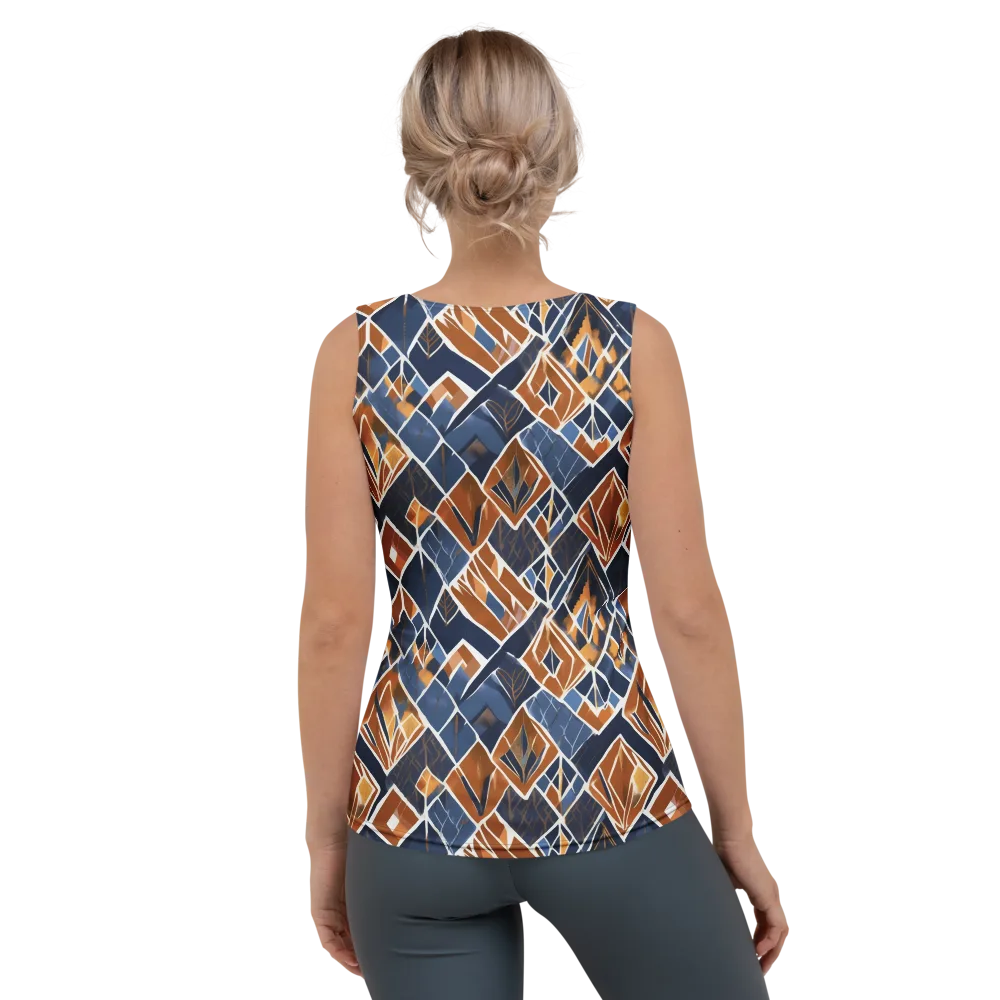 Indigo Ember on Women's Tank Top — Back