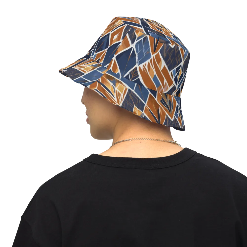 Indigo Ember on Reversible Bucket Hat — Back Inside