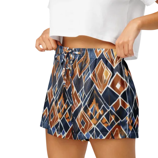 Indigo Ember on a Women's Pajama Shorts