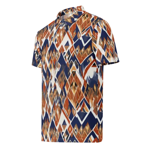 Canyon Circuit on a Men's Slim Fit Polo Shirt