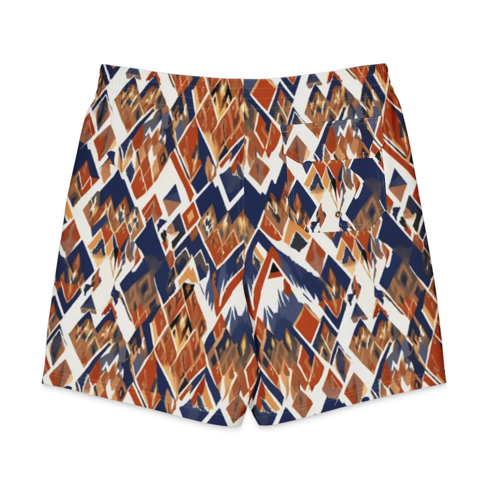 Canyon Circuit on Men's Board Shorts — Back