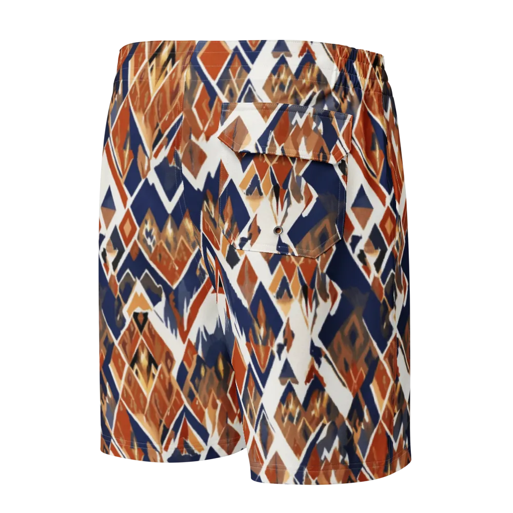 Canyon Circuit on Men's Board Shorts — Back