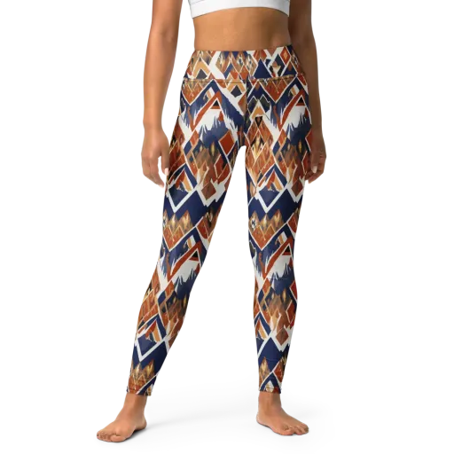 Canyon Circuit on a Yoga Leggings