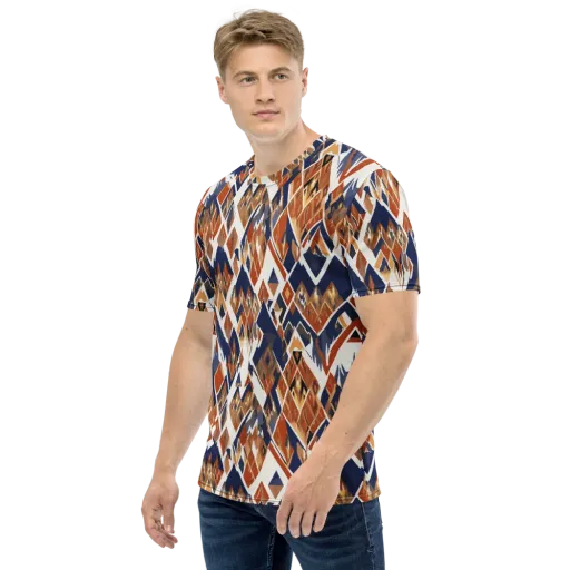Canyon Circuit on a Men's Crew Neck T-Shirt