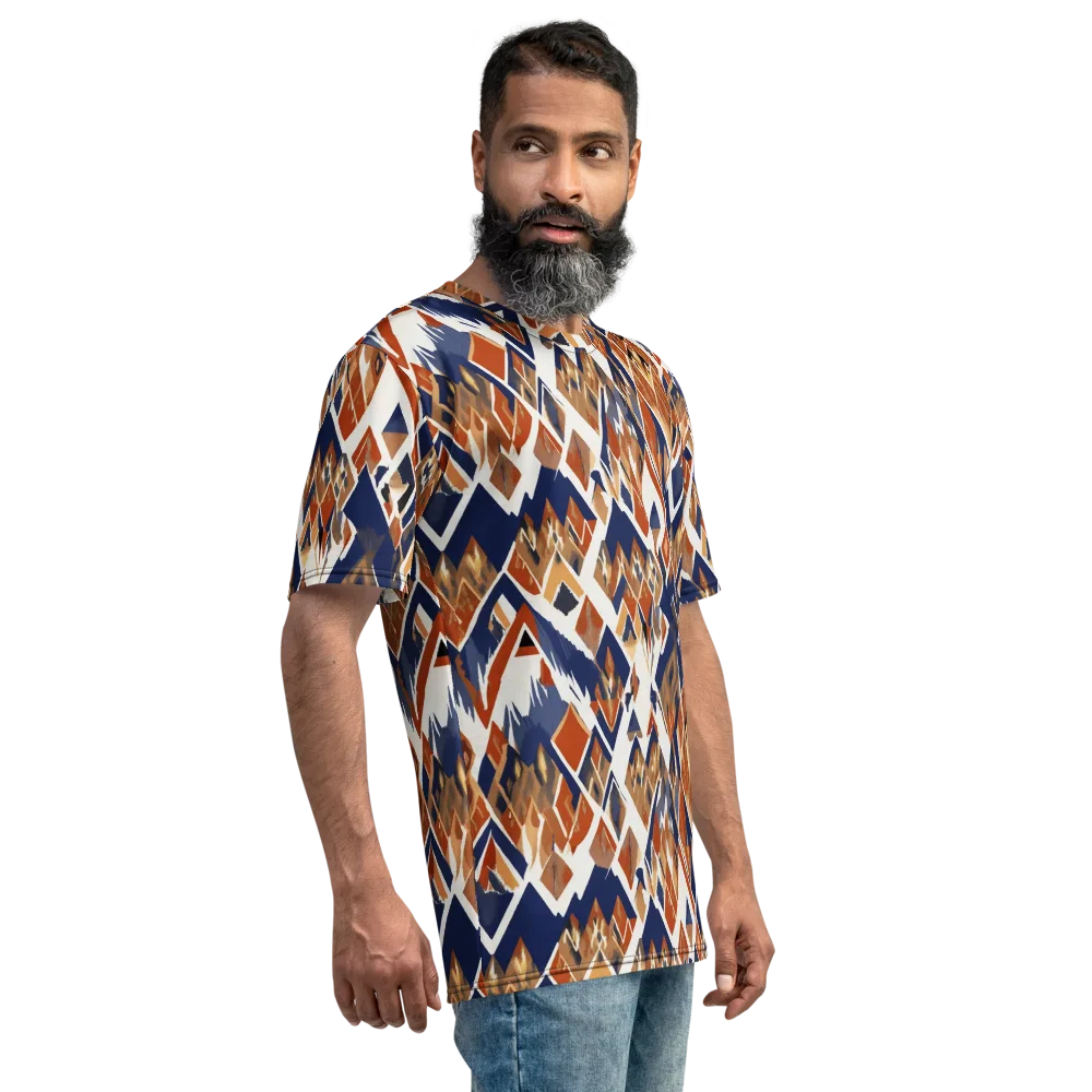 Canyon Circuit on Men's Crew Neck T-Shirt — Right