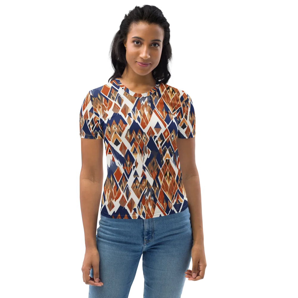 Canyon Circuit on Women's Crew Neck T-Shirt — Front