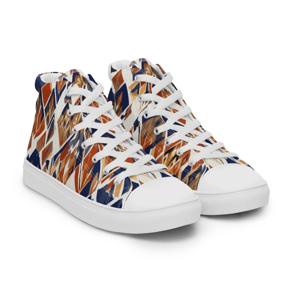 Canyon Circuit on Women's High Top Canvas Shoes — Right Front