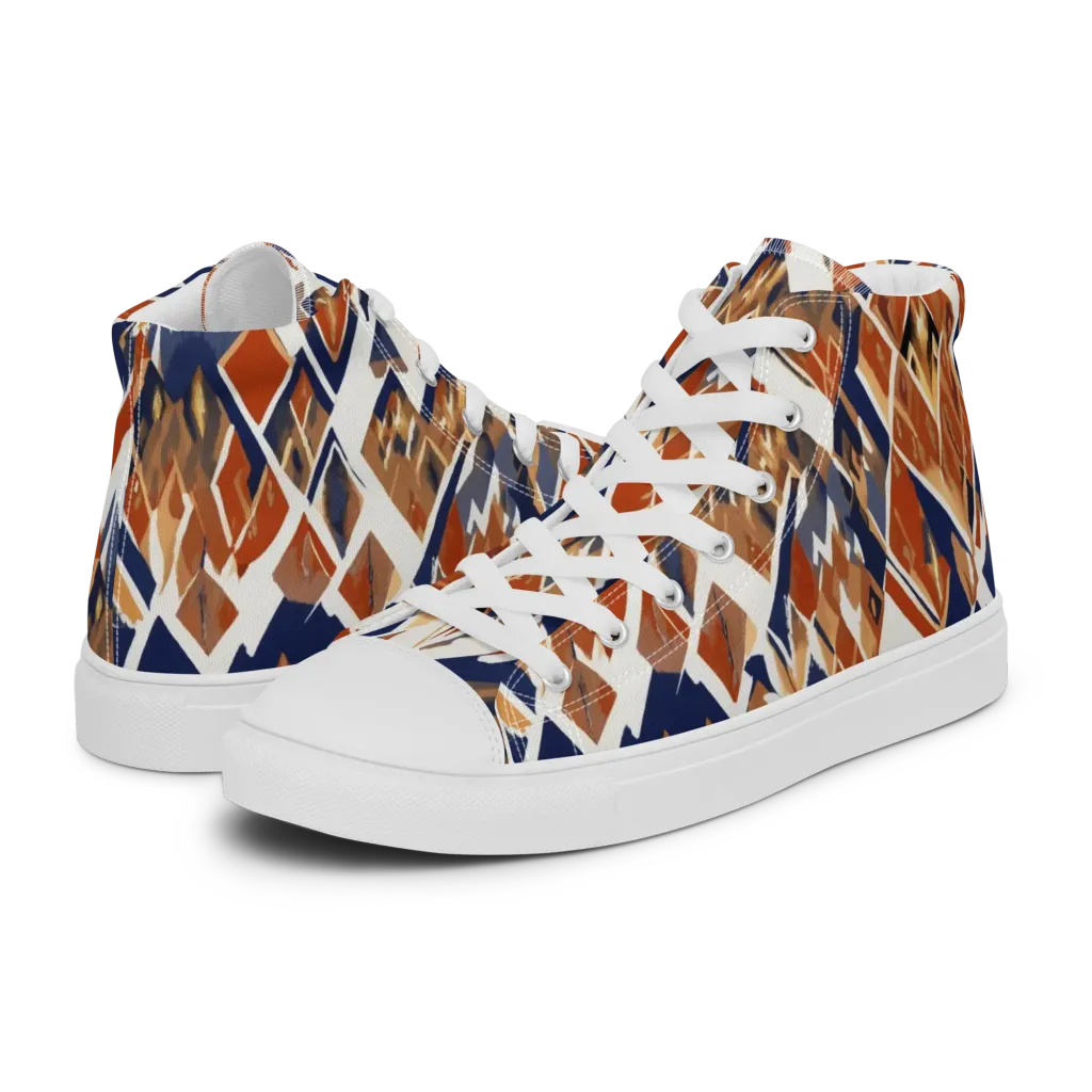 Canyon Circuit on Women's High Top Canvas Shoes — Left