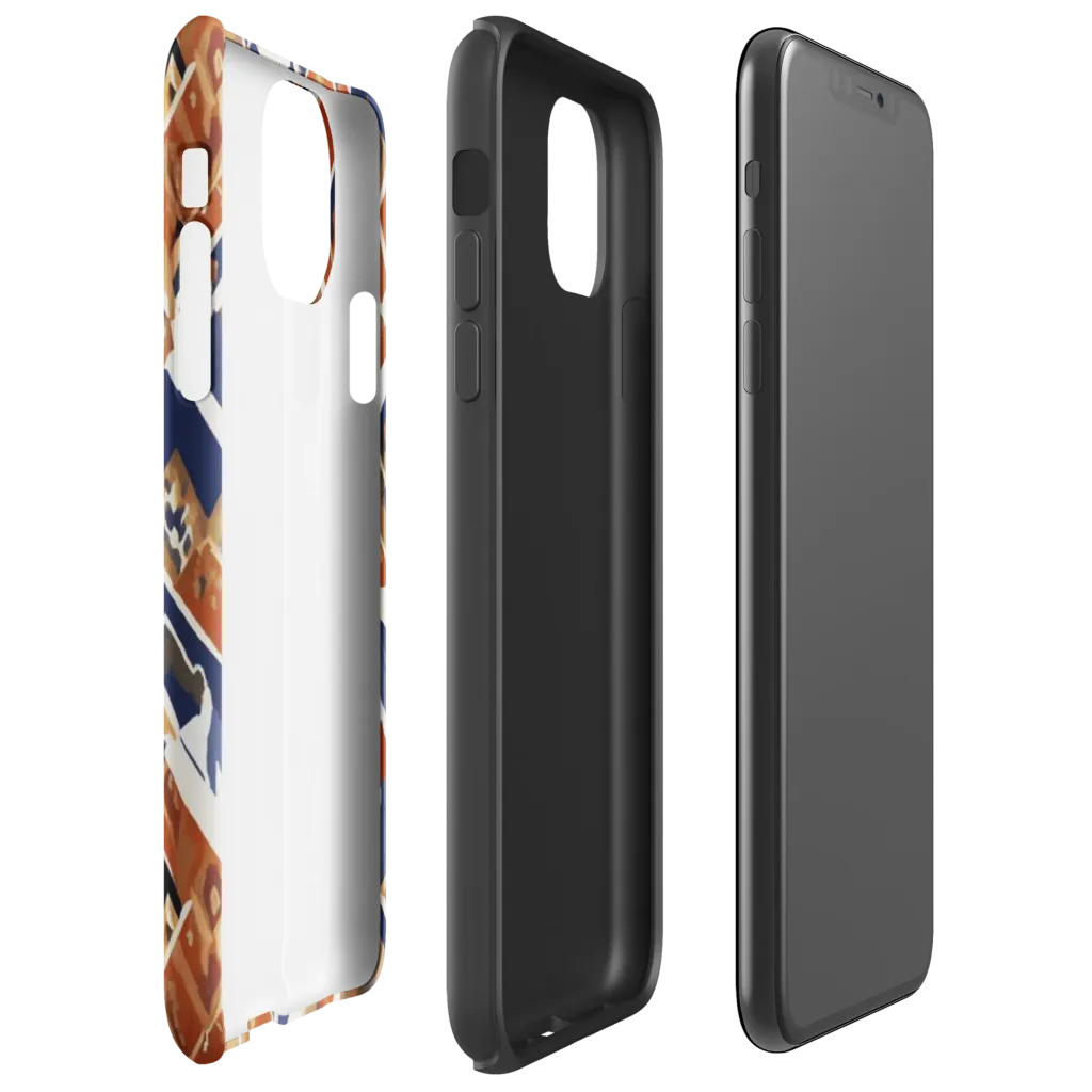 Canyon Circuit on Tough Case for iPhone® — Right