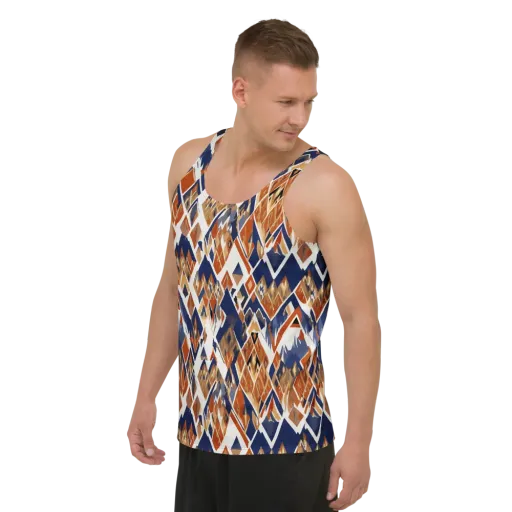 Canyon Circuit on a Men's Tank Top