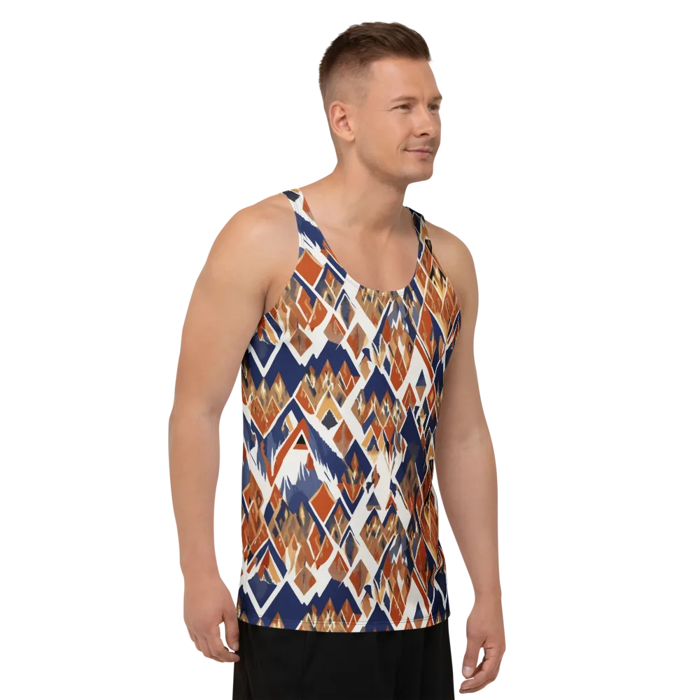 Canyon Circuit on Men's Tank Top — Right Front