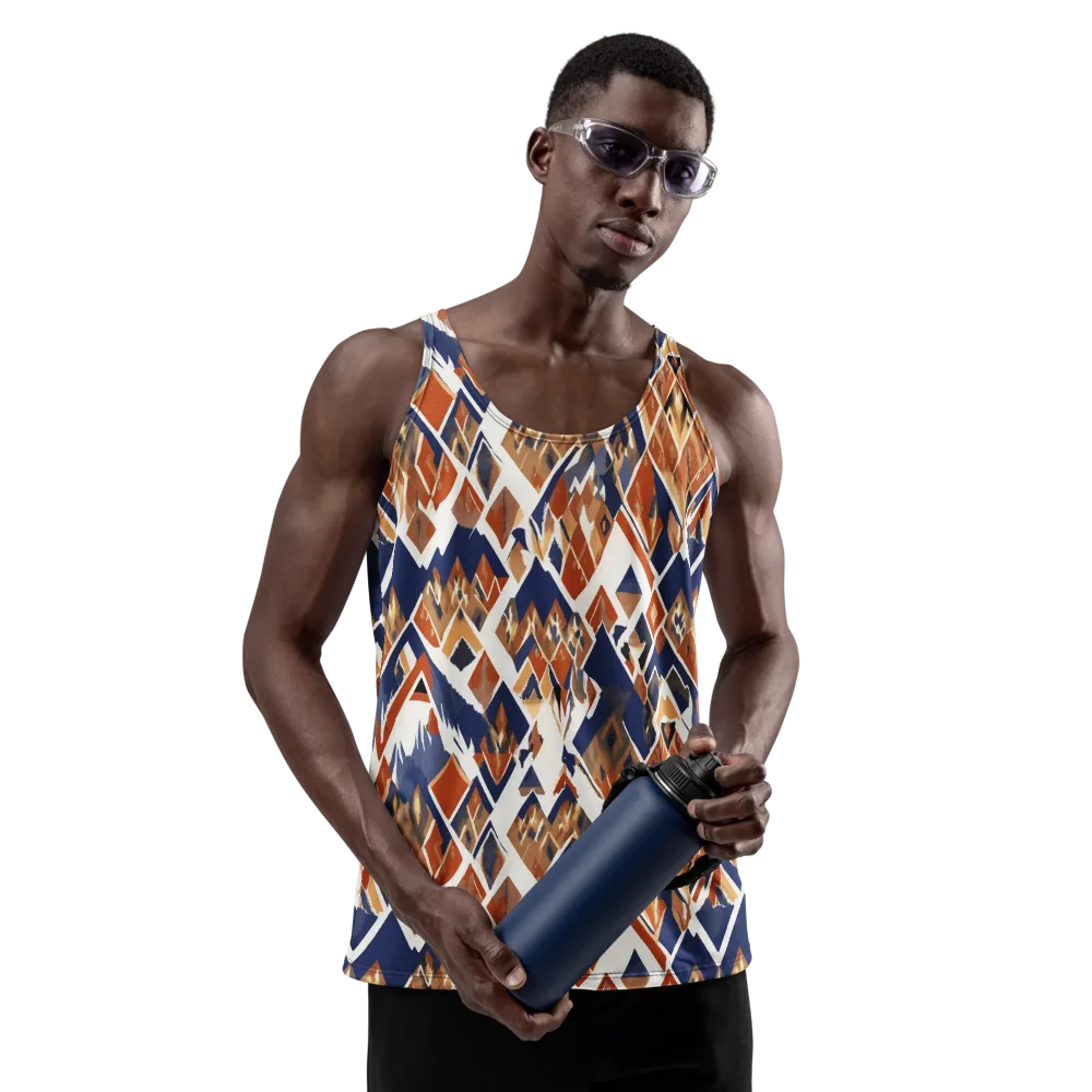 Canyon Circuit on Men's Tank Top — Front