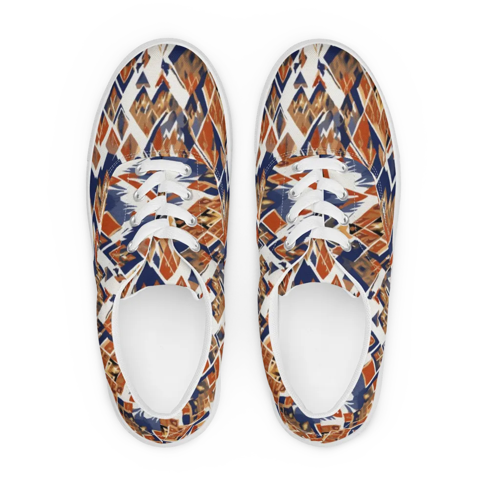 Canyon Circuit on Men's Lace-Up Canvas Shoes — Front