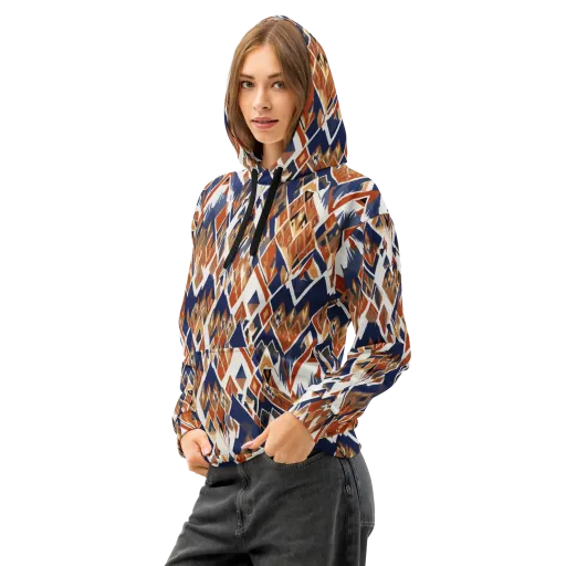 Canyon Circuit on a Cotton Hoodie
