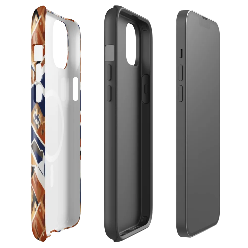 Canyon Circuit on MagSafe Tough Case for iPhone® — Front