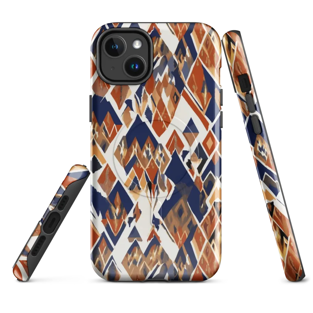 Canyon Circuit on MagSafe Tough Case for iPhone® — Front