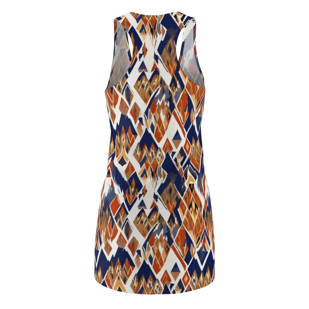 Canyon Circuit on Racerback Dress — Back