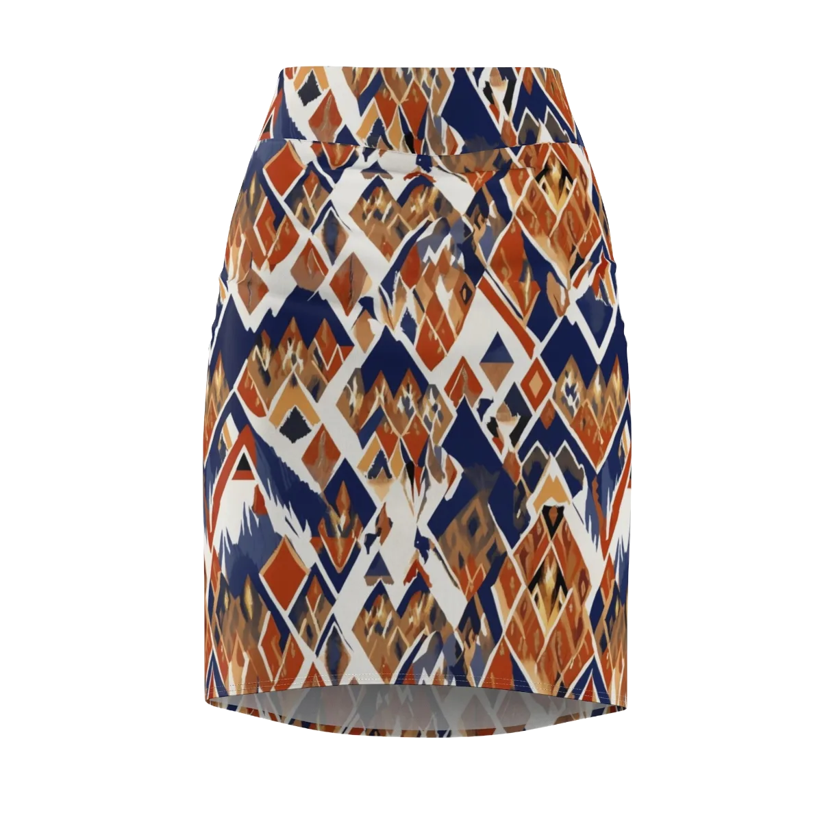 Canyon Circuit on Pencil Skirt — Front